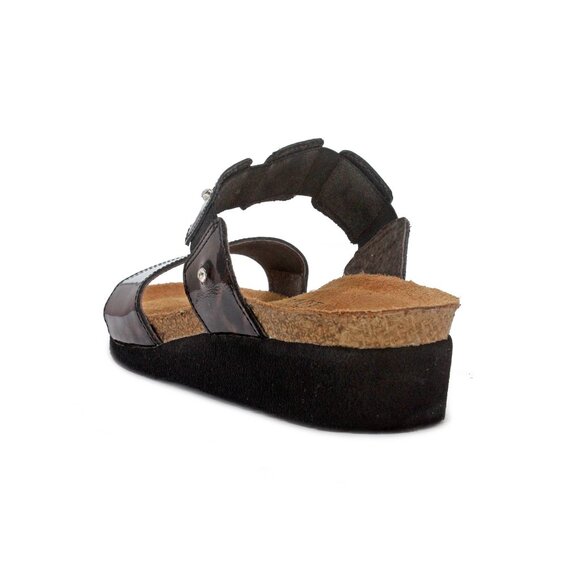 Naot Black ‘Ashley’ Rhinestone Open Toe Slide Sandals - Picture 4 of 9